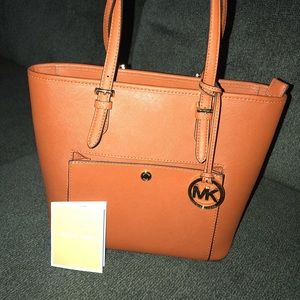 Burnt Orange MK Purse